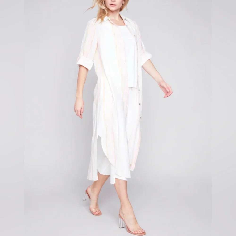 CHARLIE B 🛑🛑LINEN TUNIC-DRESS - Picture 2 of 11